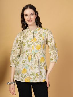 Yufta - Cream Pure Cotton Top