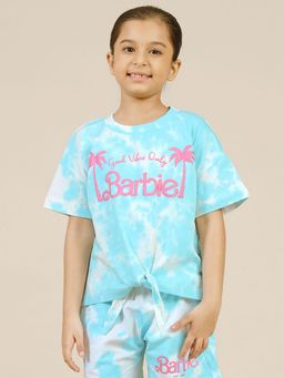 Kidsville - Barbie Printed Relaxed Fit T-Shirt For Girls
