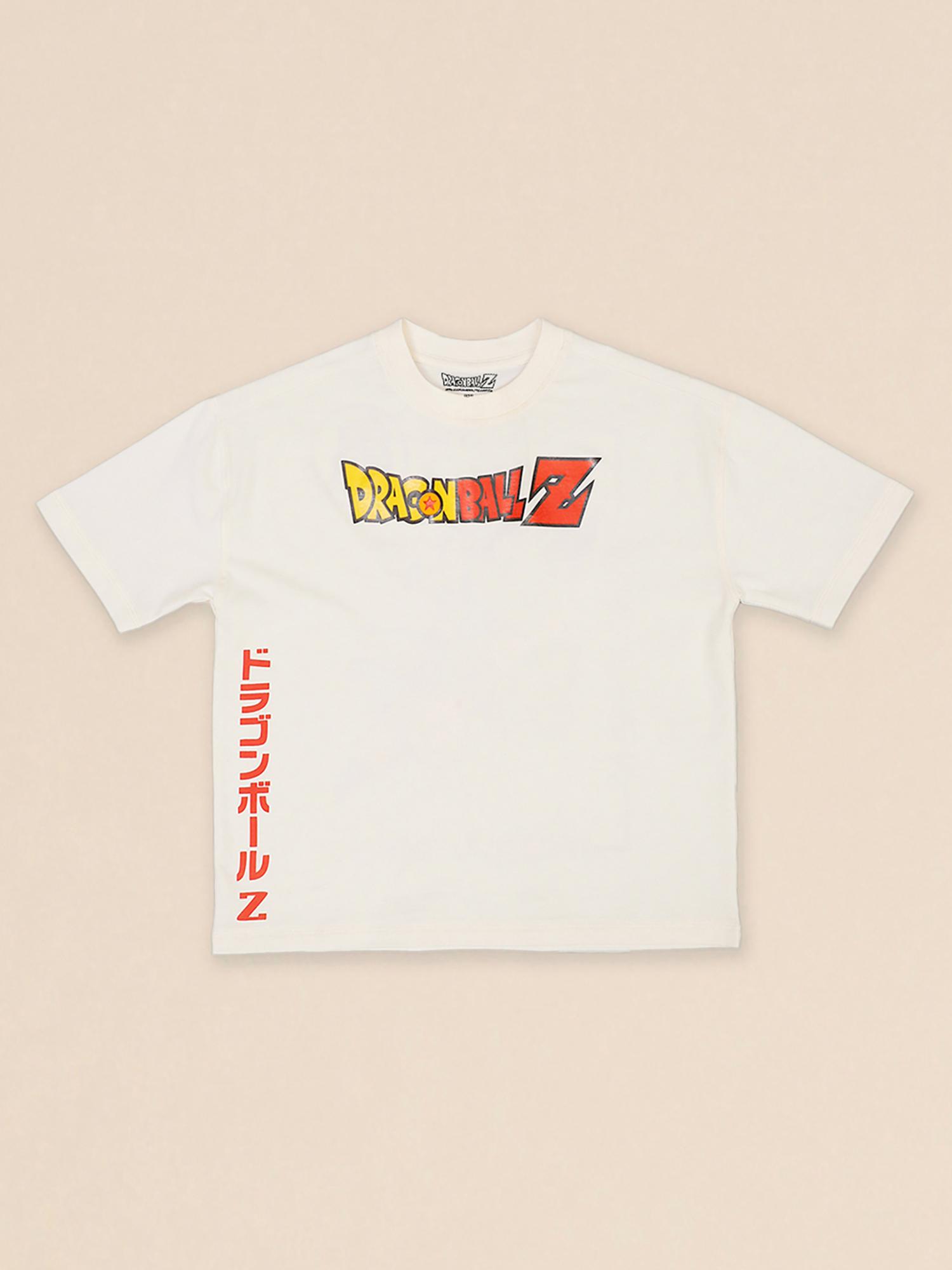 Buy Kidsville Dragon Ball Z Goku Printed Oversized T-Shirt For