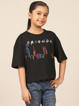 Kidsville - Friends Printed Boxy Fit T-Shirt For Girls