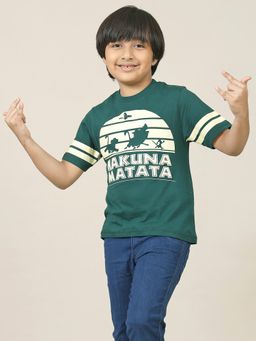 Kidsville - Lion King Printed Regular Fit T-Shirt For Boys