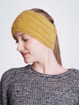 Bharatasya - Fur Soft Knitted Warm Woolen Headband