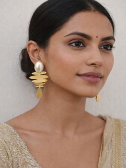 JEWELZ - Elegant Statement Dangler Earrings For Women