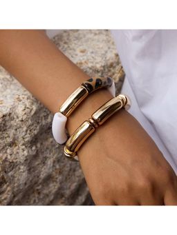 Mitali Jain - Golden Leopard Bangle Pack Of 2 (2.4)