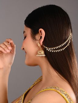 Anvik - Delicate Double Layered Ear Chain