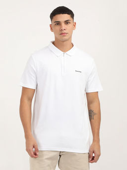 Calvin Klein - Men White Color Polo T-Shirt