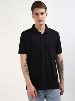 Calvin Klein - Men Black Color Polo T-Shirt