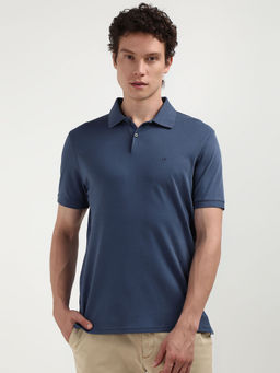Calvin Klein - Men Blue Color Polo T-Shirt