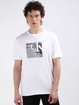Calvin Klein - Men White Color T-Shirt