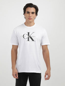 Calvin Klein - Men White Color T-Shirt