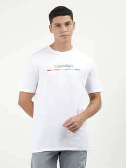 Calvin Klein - Men White Color T-Shirt