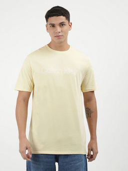 Calvin Klein - Men Yellow Color T-Shirt