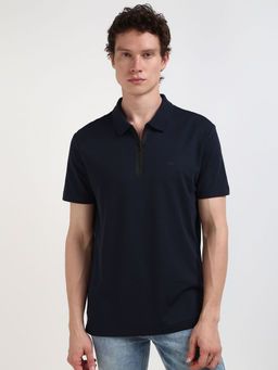 Calvin Klein - Men Navy Blue Color Polo T-Shirt