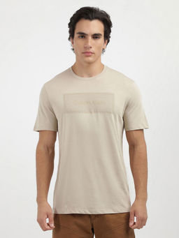 Calvin Klein - Men Beige Color T-Shirt