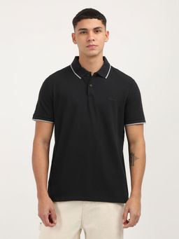 Calvin Klein - Men Black Color Polo T-Shirt