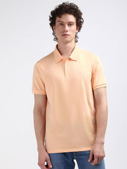Calvin Klein - Men Orange Color Polo T-Shirt