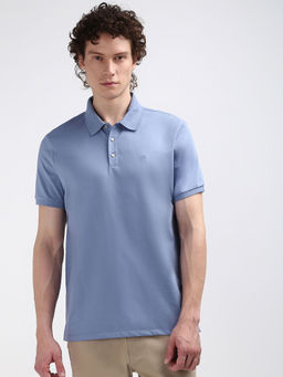 Calvin Klein - Men Blue Color Polo T-Shirt