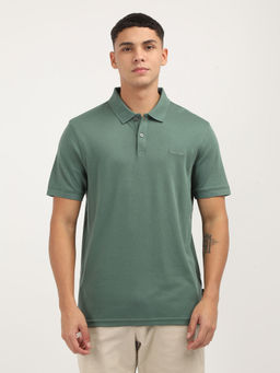 Calvin Klein - Men Green Color Polo T-Shirt