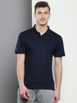 Calvin Klein - Men Navy Blue Color Polo T-Shirt