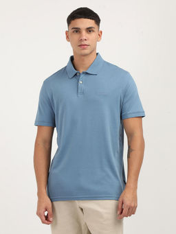 Calvin Klein - Men Blue Color Polo T-Shirt
