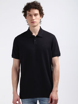 Calvin Klein - Men Black Color Polo T-Shirt