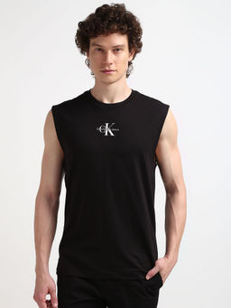 Calvin Klein - Men Black Color T-Shirt