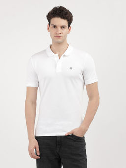 Calvin Klein - Men White Color Polo T-Shirt