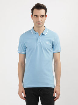 Calvin Klein - Men Blue Color Polo T-Shirt