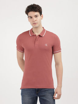 Calvin Klein - Men Red Color Polo T-Shirt