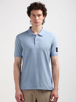 Calvin Klein - Men Blue Color Polo T-Shirt