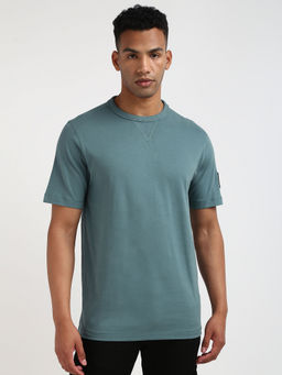 Calvin Klein - Men Green Color T-Shirt