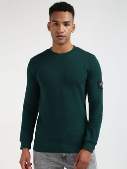 Calvin Klein - Men Green Color T-Shirt