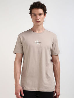 Calvin Klein - Men Brown Color T-Shirt