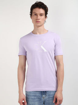 Calvin Klein - Men Purple Color T-Shirt