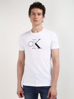 Calvin Klein - Men White Color T-Shirt