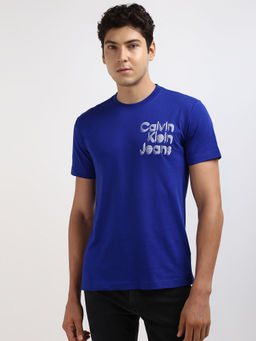 Calvin Klein - Men Blue Color T-Shirt
