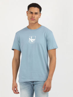 Calvin Klein - Men Blue Color T-Shirt
