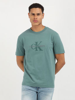 Calvin Klein - Men Green Color T-Shirt