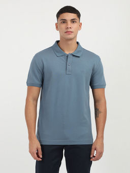 Calvin Klein - Men Blue Color Polo T-Shirt