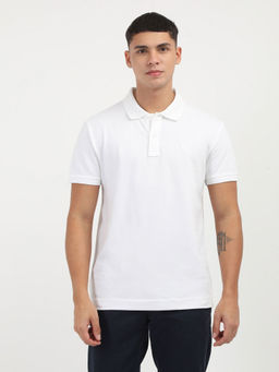Calvin Klein - Men White Color Polo T-Shirt