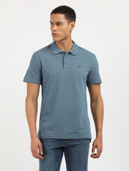 Calvin Klein - Men Blue Color Polo T-Shirt