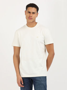 Calvin Klein - Men Beige Color T-Shirt