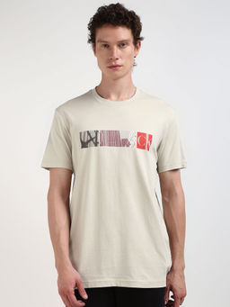 Calvin Klein - Men Beige Color T-Shirt