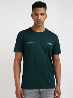 Calvin Klein - Men Green Color T-Shirt
