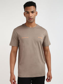 Calvin Klein - Men Brown Color T-Shirt