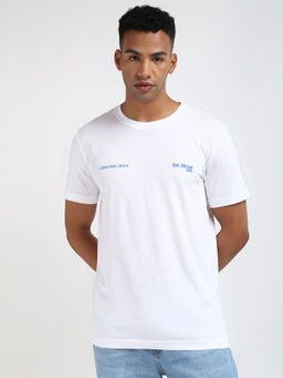 Calvin Klein - Men White Color T-Shirt