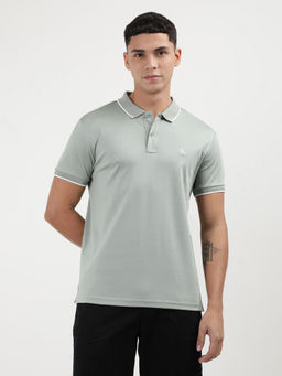 Calvin Klein - Men Green Color Polo T-Shirt