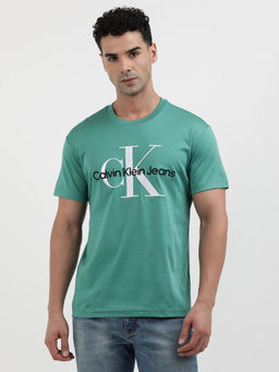 Calvin Klein - Men Green Color T-Shirt
