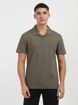 Calvin Klein - Men Brown Color Polo T-Shirt