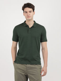 Calvin Klein - Men Green Color Polo T-Shirt